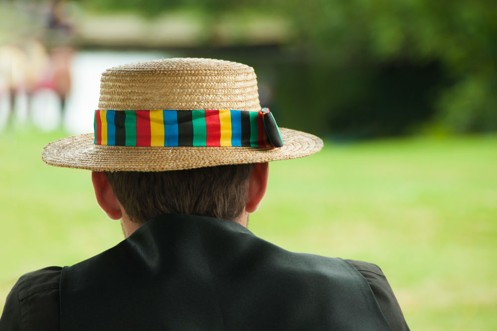 Ice Cream Boater Hat