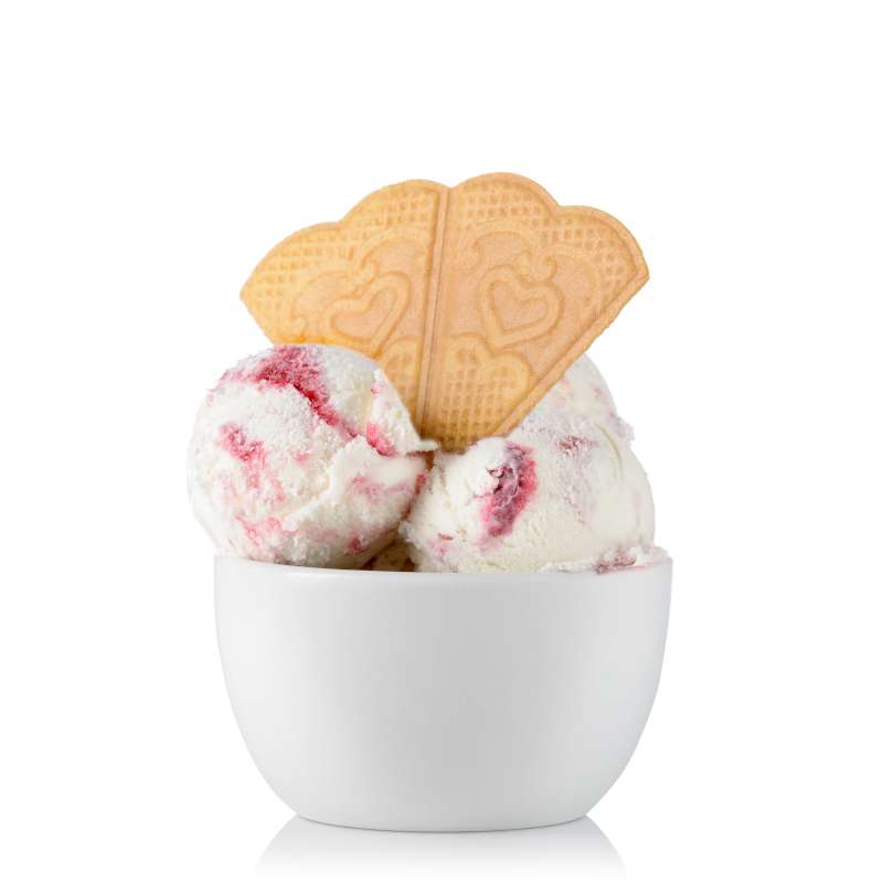 Raspberry Ripple Ice Cream | Parravani's Ice Cream